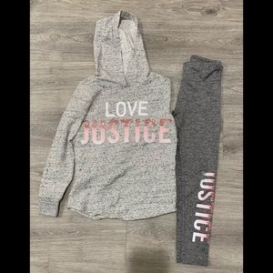 Girls Justice Hoodie & Leggings
